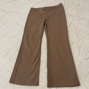 Betabrand Brown Boot Cut Pants